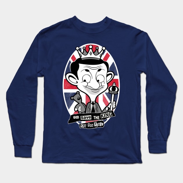 God save the king Bean Long Sleeve T-Shirt by NemiMakeit